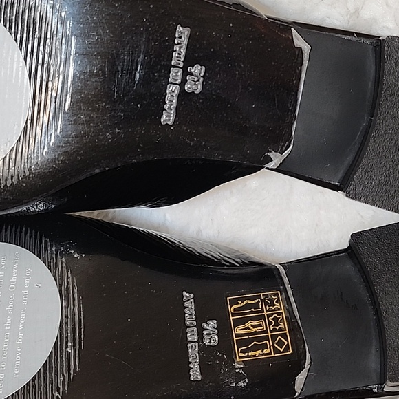 Everlane Womens The Boss Mule Black Patent Preppy Size 8.5 - Picture 16 of 16